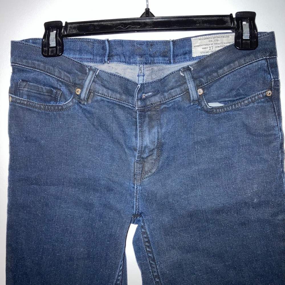 All Saints dark blue jeans perfect condition!!